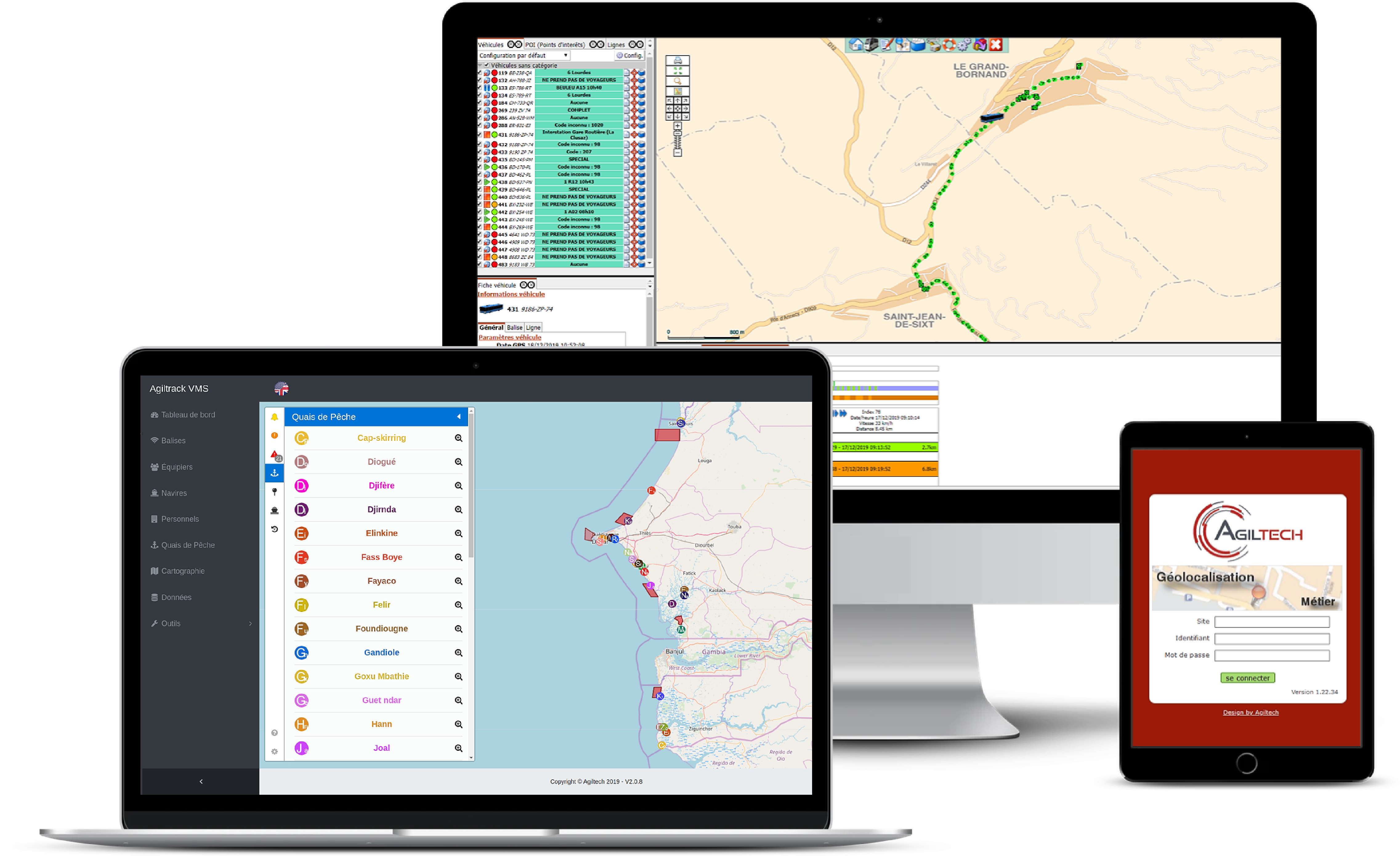 VMS AGILTRACK GEOLOCALISATION APPLICATION ET LOGICIEL